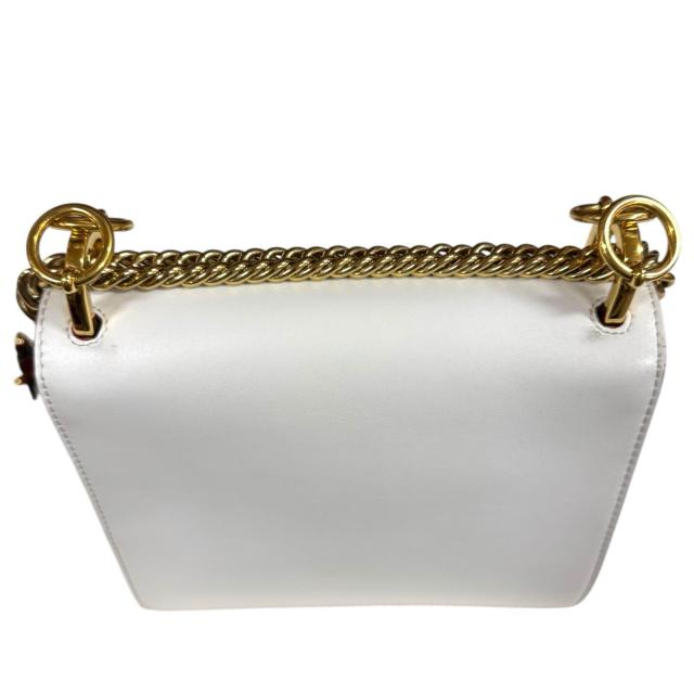 フェンディ キャナイ ミニ ショルダーバッグ レザー 8M0381 ホワイト レディース FENDI 中古 R&Kリサイクルキング_13