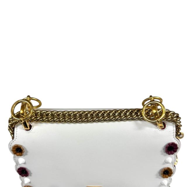 フェンディ キャナイ ミニ ショルダーバッグ レザー 8M0381 ホワイト レディース FENDI 中古 R&Kリサイクルキング_14