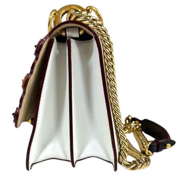 フェンディ キャナイ ミニ ショルダーバッグ レザー 8M0381 ホワイト レディース FENDI 中古 R&Kリサイクルキング_4