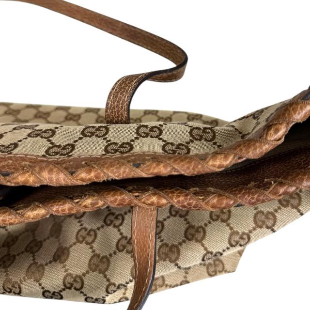 グッチ トートバッグ GGキャンバス 218780 ブラウン レディース GUCCI 中古 R&Kリサイクルキング_10