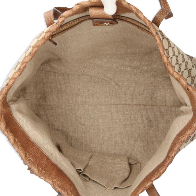 グッチ トートバッグ GGキャンバス 218780 ブラウン レディース GUCCI 中古 R&Kリサイクルキング_6