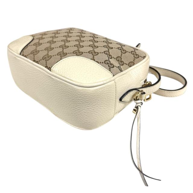 グッチ GGキャンバス ショルダーバッグ GGキャンバス 449413 ベージュ レディース GUCCI 中古 R&Kリサイクルキング_6