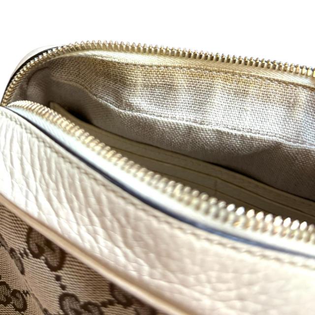 グッチ GGキャンバス ショルダーバッグ GGキャンバス 449413 ベージュ レディース GUCCI 中古 R&Kリサイクルキング_9