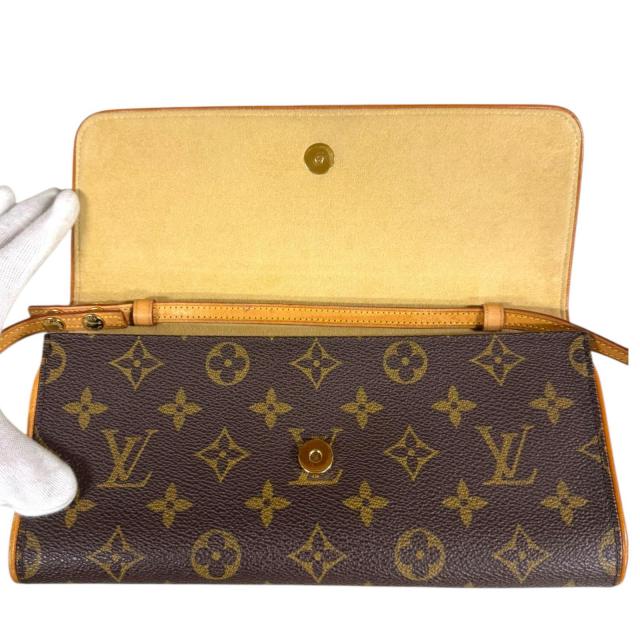 ルイヴィトン ポシェットツインGM モノグラム ショルダーバッグ モノグラムキャンバス M51852 ブラウン レディース LOUIS VUITTON 中古 R&Kリサイクルキング_9