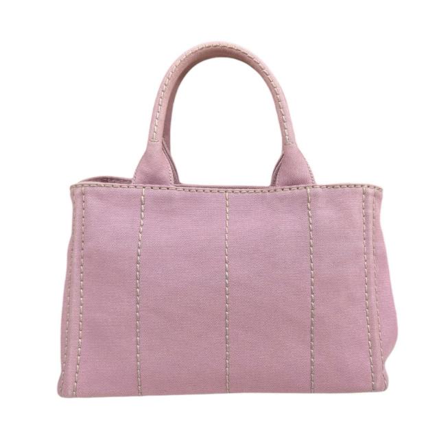 プラダ カナパトートSS ショルダーバッグ キャンバス 1BG439 ピンク レディース PRADA 中古 R&Kリサイクルキング_2