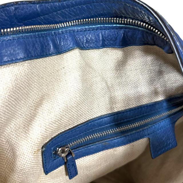 グッチ アイコンビット トートバッグ ショルダーバッグ レザー 232950 ブルー レディース GUCCI 中古 R&Kリサイクルキング_9
