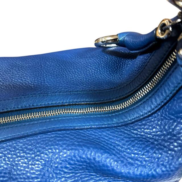 グッチ アイコンビット トートバッグ ショルダーバッグ レザー 232950 ブルー レディース GUCCI 中古 R&Kリサイクルキング_12