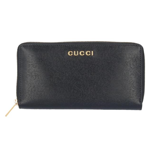 グッチ スクリプト ジップアラウンドウォレット 長財布 レザー 772642 ユニセックス GUCCI 中古 R&Kリサイクルキング