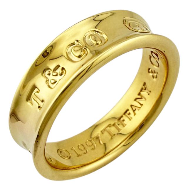 ティファニー 1837 ナロー リング 指輪 15号 18金 K18イエローゴールド レディース TIFFANY&amp;Co.  中古 R&amp;Kリサイクルキング