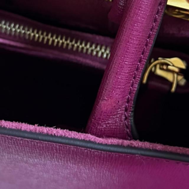 フェンディ トゥージュール ショルダーバッグ レザー ８BH250 パープル レディース FENDI 中古 R&Kリサイクルキング_15