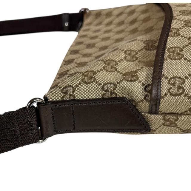 グッチ GGキャンバス ショルダーバッグ GGキャンバス 145857 ブラウン レディース GUCCI 中古 R&Kリサイクルキング_12