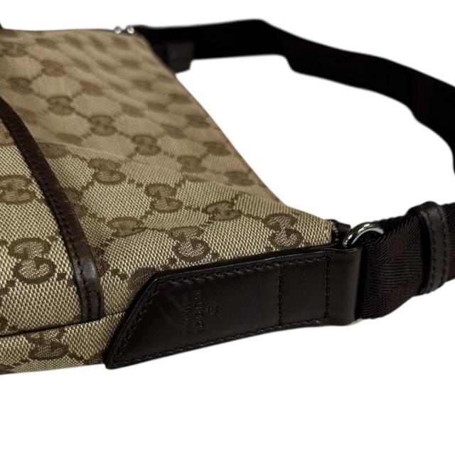 グッチ GGキャンバス ショルダーバッグ GGキャンバス 145857 ブラウン レディース GUCCI 中古 R&Kリサイクルキング_13