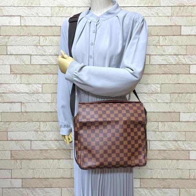 ルイヴィトン ナヴィグリオ ダミエ ショルダーバッグ ダミエキャンバス N45255 ブラウン ユニセックス LOUIS VUITTON 中古 R&Kリサイクルキング_1