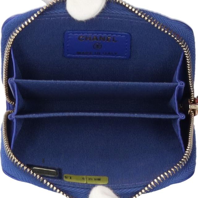 シャネル ジップ コインパース マトラッセ コインケース ラムスキン AP0216 レディース CHANEL 中古 R&Kリサイクルキング_4