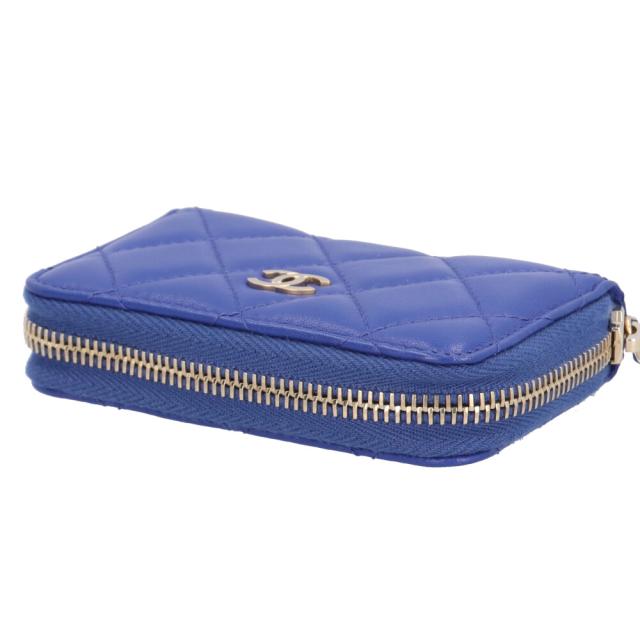 シャネル ジップ コインパース マトラッセ コインケース ラムスキン AP0216 レディース CHANEL 中古 R&Kリサイクルキング_5