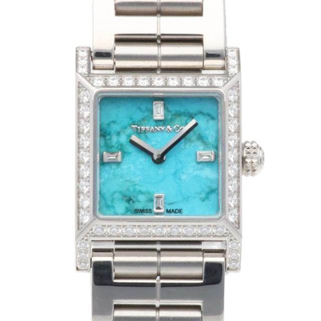 ティファニー 1837 メイカーズ ターコイズ 腕時計 時計 ステンレススチール 1387 クオーツ レディース 1年保証 TIFFANY&Co. 中古 R&Kリサイクルキング