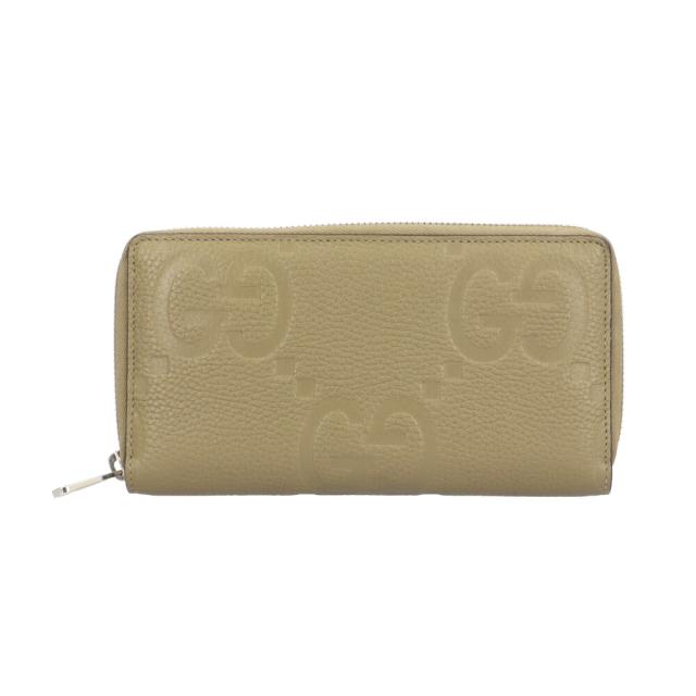 グッチ ジップアラウンドウォレット ジャンボGG 長財布 レザー 739484 レディース GUCCI  中古 R&Kリサイクルキング