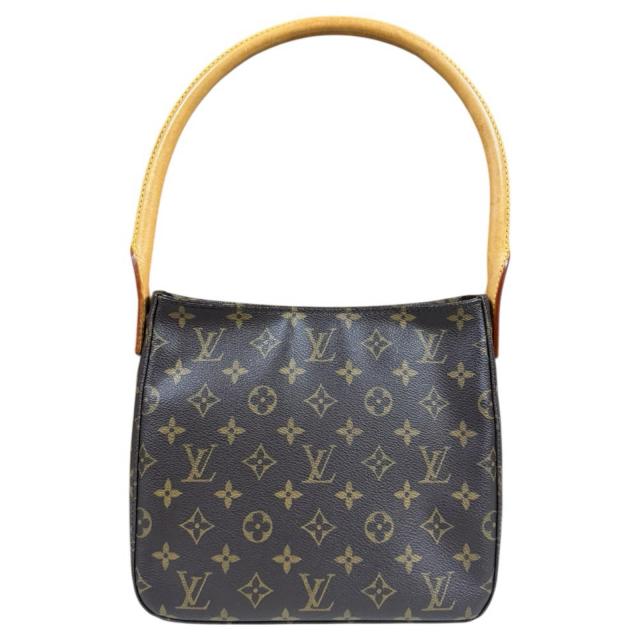ルイヴィトン ルーピングMM モノグラム ショルダーバッグ モノグラムキャンバス M51146 ブラウン レディース LOUIS VUITTON 中古 R&Kリサイクルキング