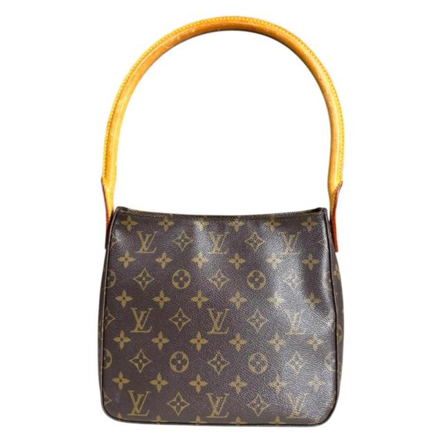 ルイヴィトン ルーピングMM モノグラム ショルダーバッグ モノグラムキャンバス M51146 ブラウン レディース LOUIS VUITTON 中古 R&Kリサイクルキング