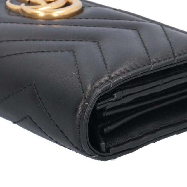 グッチ コンチネンタルウォレット GGマーモント 長財布 レザー 443436 レディース GUCCI  中古 R&Kリサイクルキング
