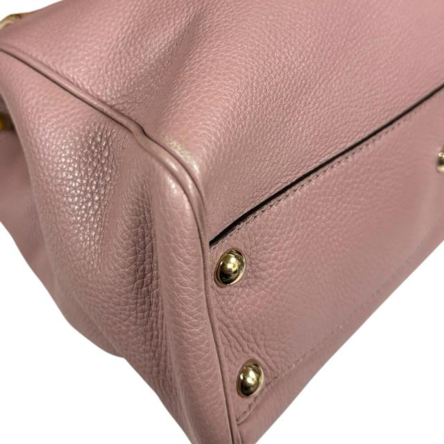 グッチ バンブー ショルダーバッグ レザー 336032 ピンク レディース GUCCI 中古 R&Kリサイクルキング_10