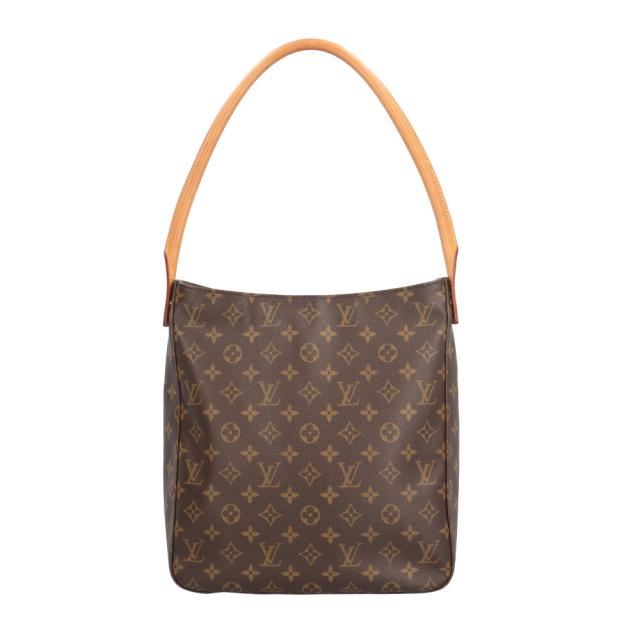 ルイヴィトン ルーピングGM モノグラム ショルダーバッグ モノグラムキャンバス M51145 ブラウン レディース LOUIS VUITTON 中古 R&Kリサイクルキング