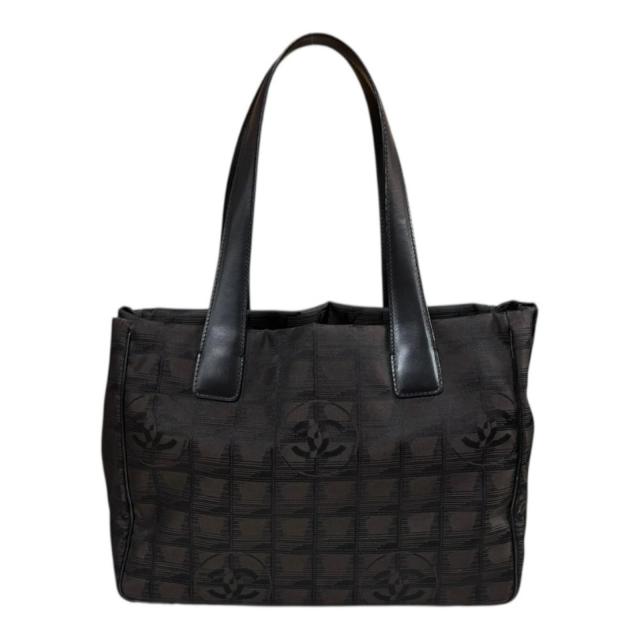 シャネル トートPM ニュートラベル トートバッグ ナイロンジャガード A20457 ブラウン レディース CHANEL 中古 R&Kリサイクルキング_2