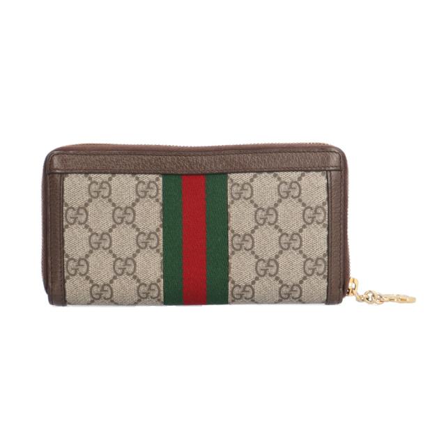 グッチ GG ジップアラウンドウォレット オフィディア 長財布 GGスプリームキャンバス 523154 レディース GUCCI 中古 R&Kリサイクルキング_1