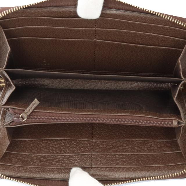 グッチ GG ジップアラウンドウォレット オフィディア 長財布 GGスプリームキャンバス 523154 レディース GUCCI 中古 R&Kリサイクルキング_4