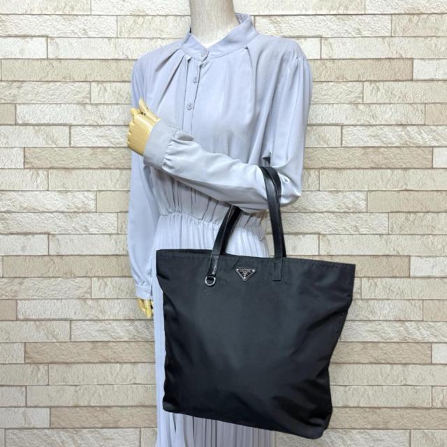 プラダ トートバッグ ナイロン BR4371 ブラック レディース PRADA 中古 R&Kリサイクルキング_1