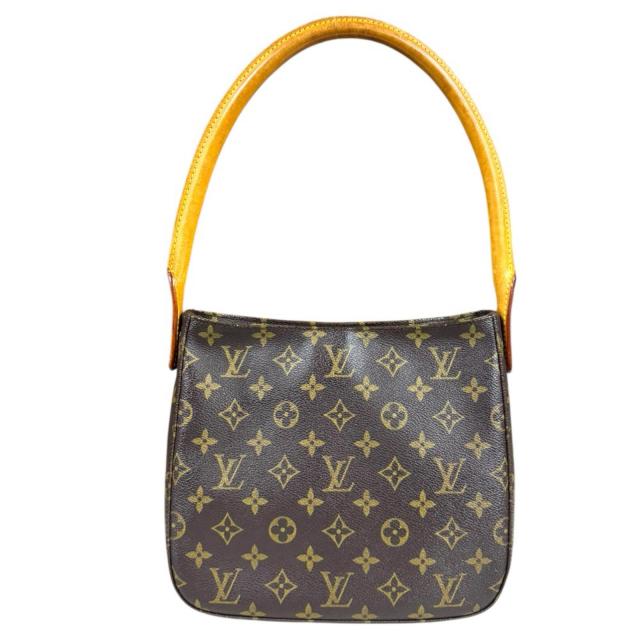 ルイヴィトン ルーピングMM モノグラム ショルダーバッグ モノグラムキャンバス M51146 ブラウン レディース LOUIS VUITTON 中古 R&Kリサイクルキング