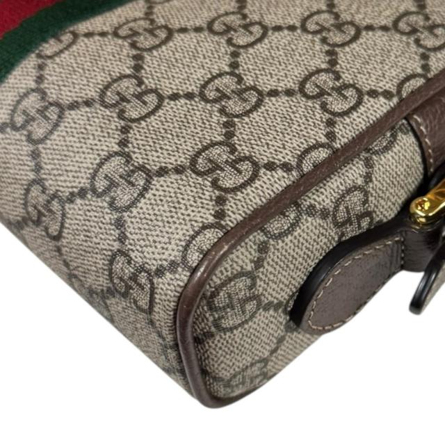 グッチ ミニバッグ オフィディア ショルダーバッグ GGスプリームキャンバス 517350 ベージュ レディース GUCCI 中古 R&Kリサイクルキング_10