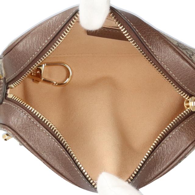 グッチ ミニバッグ オフィディア ショルダーバッグ GGスプリームキャンバス 517350 ベージュ レディース GUCCI 中古 R&Kリサイクルキング_5