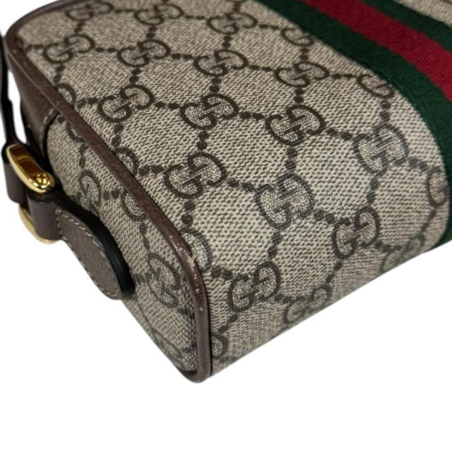 グッチ ミニバッグ オフィディア ショルダーバッグ GGスプリームキャンバス 517350 ベージュ レディース GUCCI 中古 R&Kリサイクルキング_9