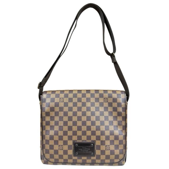 ルイヴィトン ブルックリンMM ダミエ ショルダーバッグ ダミエキャンバス N51211 ブラウン ユニセックス LOUIS VUITTON 中古 R&Kリサイクルキング