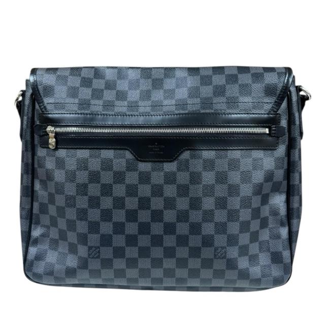 ルイヴィトン ダニエルGM ダミエグラフィット ショルダーバッグ ダミエグラフィットキャンバス N58033 ブラック メンズ LOUIS VUITTON 中古 R&Kリサイクルキング_2