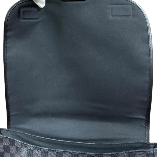 ルイヴィトン ダニエルGM ダミエグラフィット ショルダーバッグ ダミエグラフィットキャンバス N58033 ブラック メンズ LOUIS VUITTON 中古 R&Kリサイクルキング_6