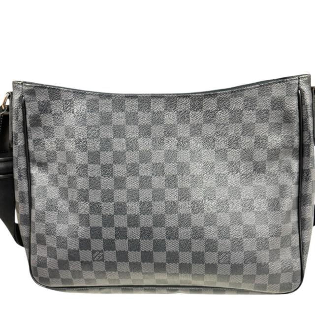 ルイヴィトン ダニエルGM ダミエグラフィット ショルダーバッグ ダミエグラフィットキャンバス N58033 ブラック メンズ LOUIS VUITTON 中古 R&Kリサイクルキング_7