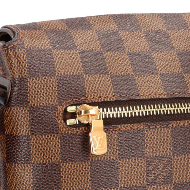 ルイヴィトン ブルックリンMM ダミエ ショルダーバッグ ダミエキャンバス N51211 ブラウン メンズ LOUIS VUITTON 中古 R&Kリサイクルキング_11