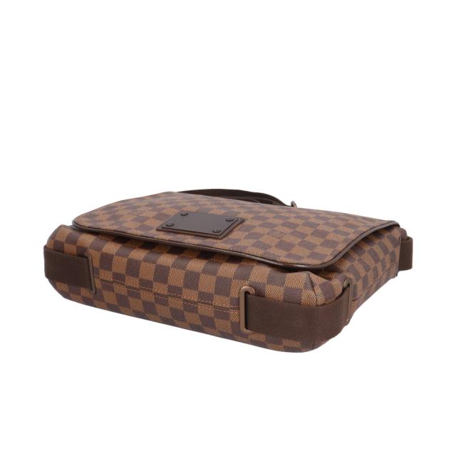 ルイヴィトン ブルックリンMM ダミエ ショルダーバッグ ダミエキャンバス N51211 ブラウン メンズ LOUIS VUITTON 中古 R&Kリサイクルキング_4