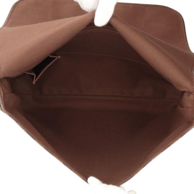 ルイヴィトン ブルックリンMM ダミエ ショルダーバッグ ダミエキャンバス N51211 ブラウン メンズ LOUIS VUITTON 中古 R&Kリサイクルキング_5