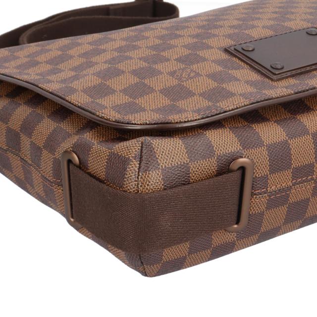 ルイヴィトン ブルックリンMM ダミエ ショルダーバッグ ダミエキャンバス N51211 ブラウン メンズ LOUIS VUITTON 中古 R&Kリサイクルキング_7