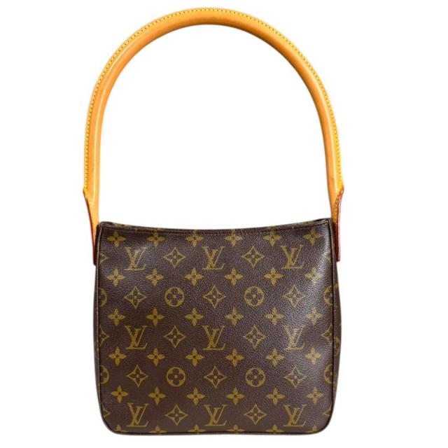 ルイヴィトン ルーピングMM モノグラム ショルダーバッグ モノグラムキャンバス M51146 ブラウン レディース LOUIS VUITTON 中古 R&Kリサイクルキング