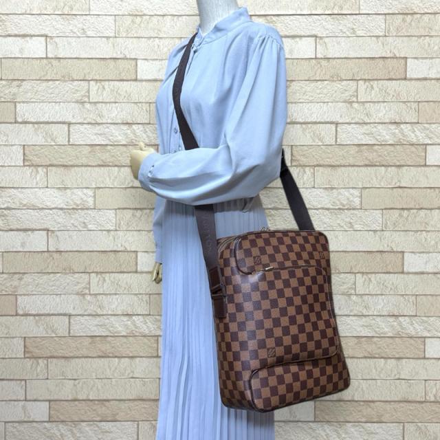 ルイヴィトン オラフMM ダミエ ショルダーバッグ ダミエキャンバス 