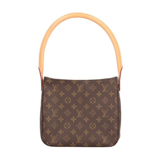 ルイヴィトン ルーピングMM モノグラム ショルダーバッグ モノグラムキャンバス M51146 ブラウン レディース LOUIS VUITTON 中古 R&Kリサイクルキング