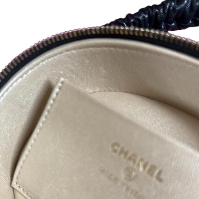 シャネル バニティバッグ マトラッセ ハンドバッグ レザー ブラック レディース CHANEL  中古 R&amp;Kリサイクルキング_7
