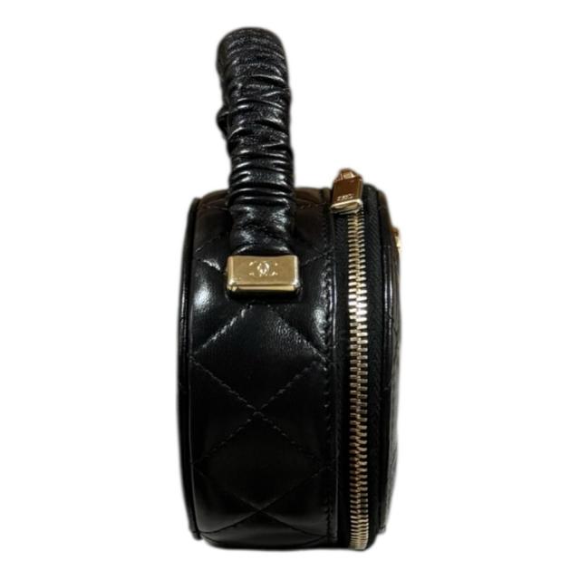 シャネル バニティバッグ マトラッセ ハンドバッグ レザー ブラック レディース CHANEL  中古 R&amp;Kリサイクルキング_3