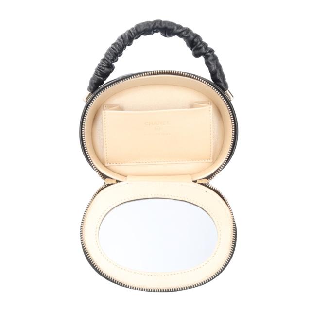 シャネル バニティバッグ マトラッセ ハンドバッグ レザー ブラック レディース CHANEL  中古 R&amp;Kリサイクルキング_6