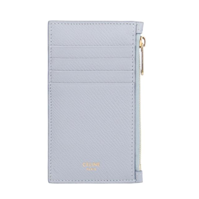 セリーヌ コンパクト ジップドカードホルダー カードケース レザー ユニセックス CELINE  中古 R&amp;Kリサイクルキング