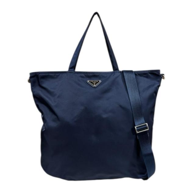 プラダ ショルダーバッグ ナイロン BN2894 ネイビー レディース PRADA 中古 R&Kリサイクルキング